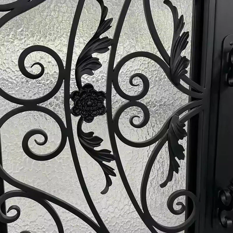 Wrought Double Iron Front Doors