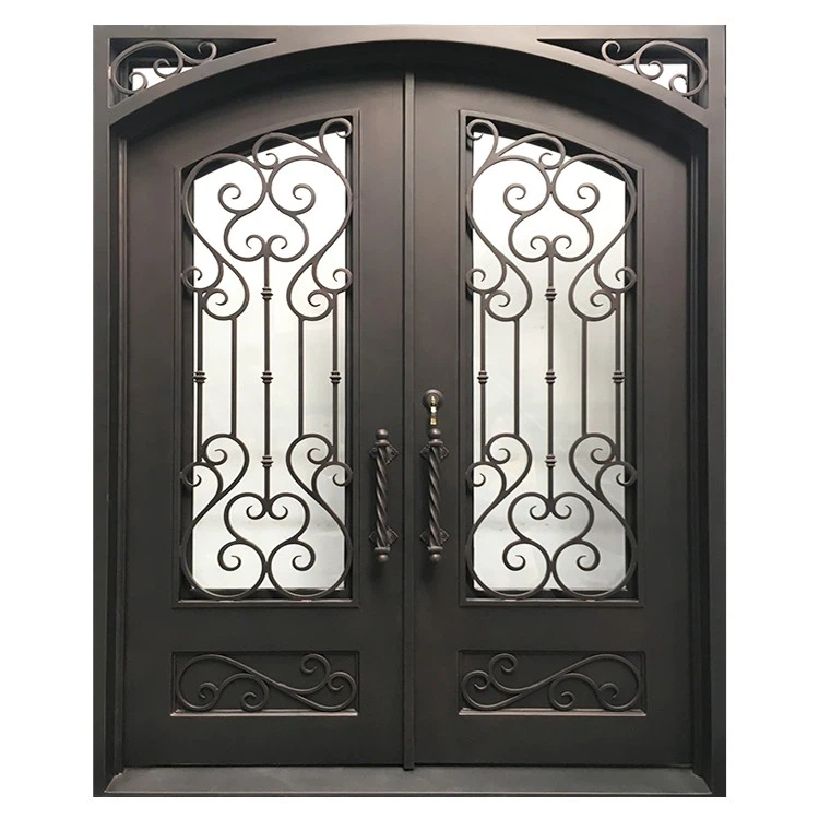 Wrought Iron Single Entry Door